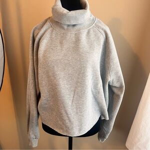 DKNY grey turtleneck sweatshirt